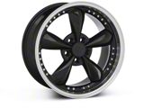 Bullitt Motorsport Gloss Black Wheel; 18x9; 24mm Offset (87-93 Mustang w/ 5-Lug Conversion)
