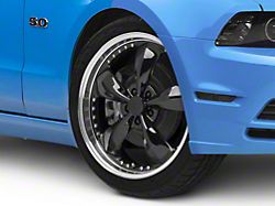 Bullitt Motorsport Gloss Black Wheel; 20x8.5 (2010 Mustang GT; 10-14 Mustang V6)