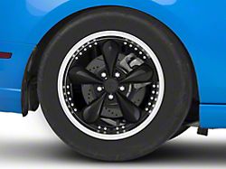 Bullitt Motorsport Gloss Black Wheel; Rear Only; 18x10 (10-14 Mustang Standard GT, V6)