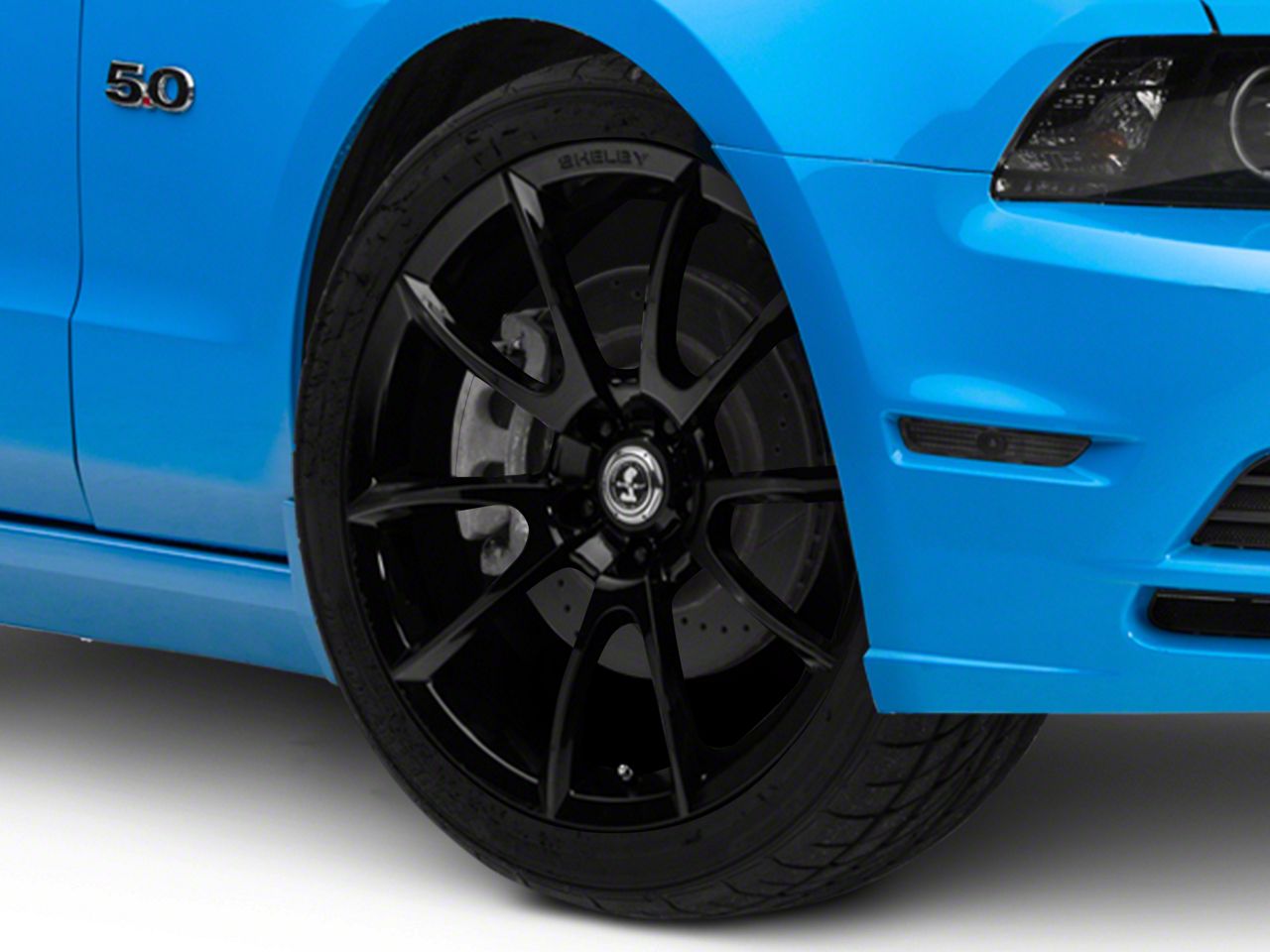 Shelby Mustang Super Snake Style Gloss Black Wheel; 20x9 SB20029012324 ...