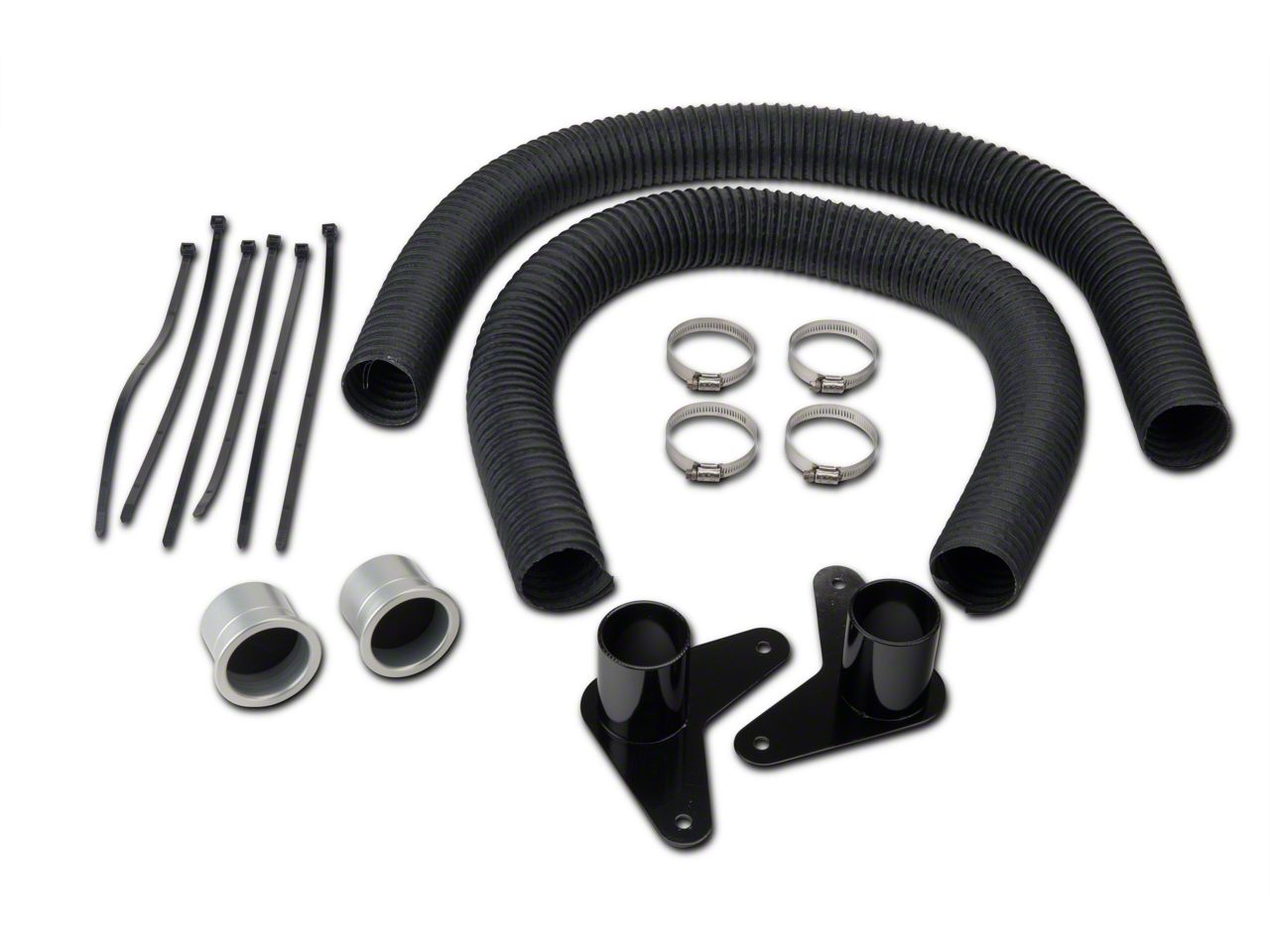 JLT Mustang Brake Cooling Kit Silver Bezels JLTBCKFM13C (1314 GT