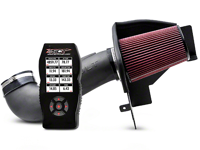 JLT Series 3 Cold Air Intake and BAMA X4/SF4 Power Flash Tuner (05-09 Mustang GT)