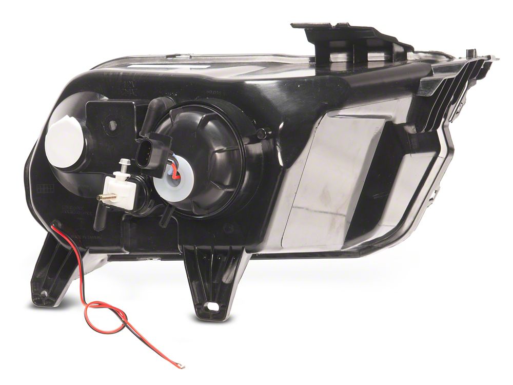 Raxiom CCFL Halo Projector Headlights; Black Housing; Clear