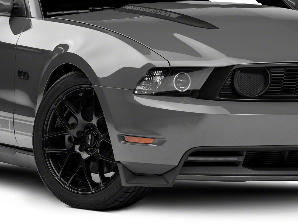 Raxiom CCFL Halo Projector Headlights; Black Housing; Clear