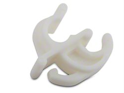 OPR Hood Prop Retainer Clip; White (88-93 All)