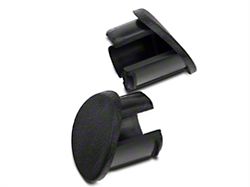 OPR Door Armrest Plugs; Right Side; Black (87-93 All)
