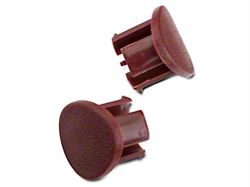 OPR Door Armrest Plugs; Right Side; Red (87-93 All)