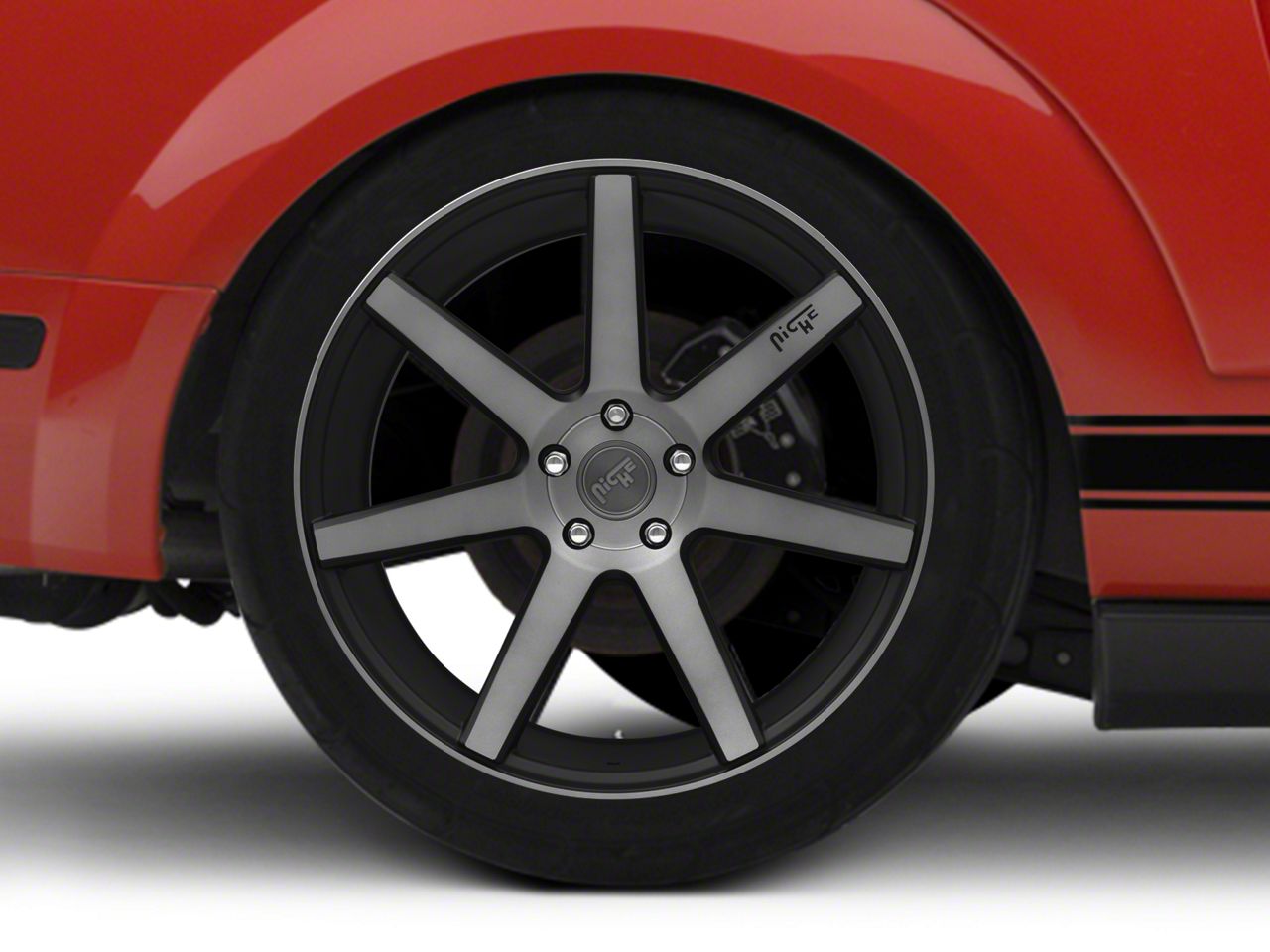 Niche Mustang Verona Double Dark Wheel - 20x10 - Rear Only 101786 (05 ...