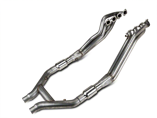 Stainless Works 1-7/8-Inch Long Tube Headers with High Flow Catted H-Pipe (07-10 GT500)