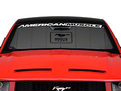 Covercraft UVS100 Heat Shield Custom Sunscreen; 50th Anniversary Logo (05-09 Mustang)