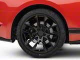 Magnetic Style Gloss Black Wheel; Rear Only; 20x10; 48mm Offset (15-23 Mustang GT, EcoBoost, V6)