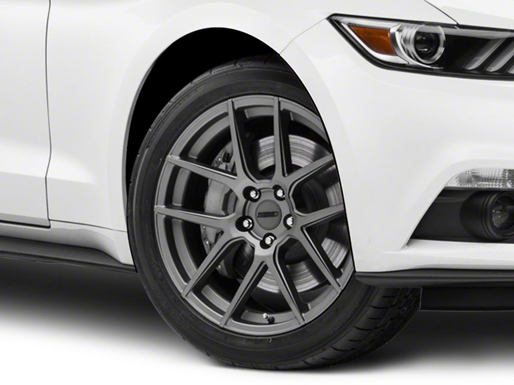 MMD Zeven Charcoal Wheel; 19x8.5 (15-23 Mustang GT, EcoBoost