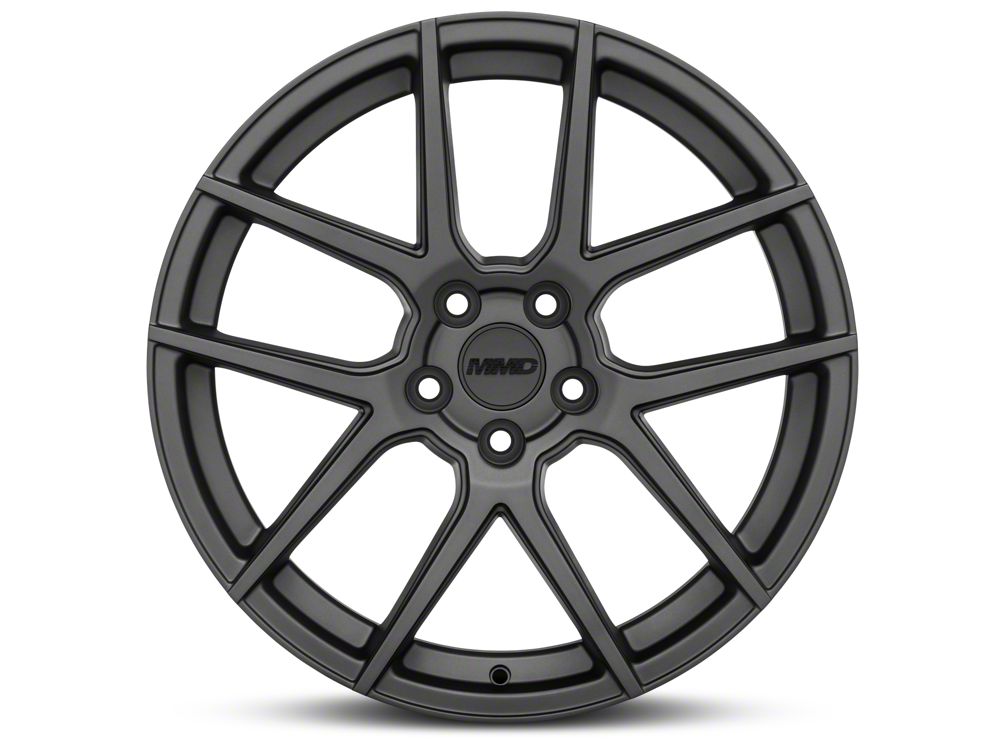 MMD Zeven Charcoal Wheel; 19x8.5 (15-23 Mustang GT, EcoBoost