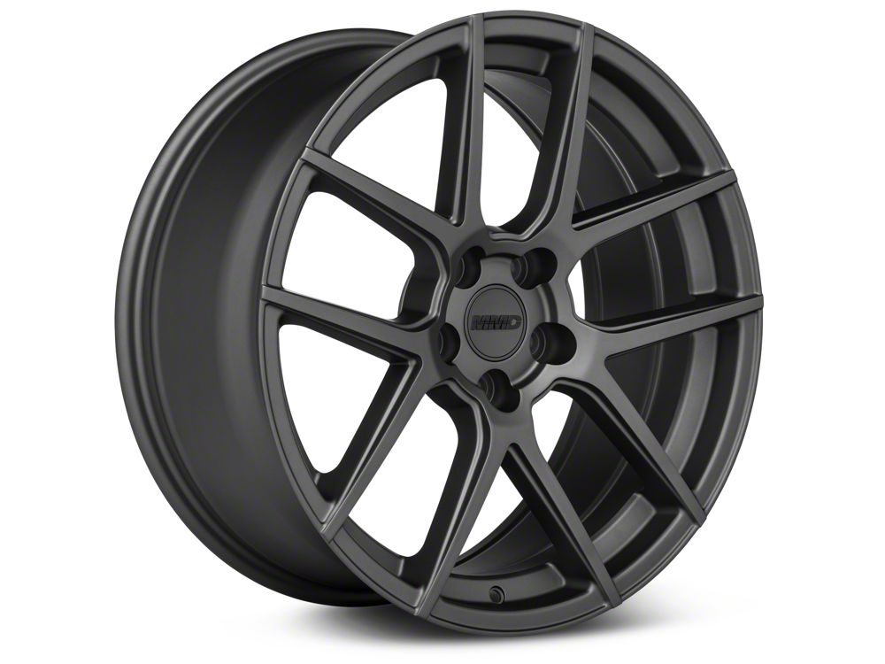 MMD Zeven Charcoal Wheel; 19x8.5 (15-23 Mustang GT, EcoBoost