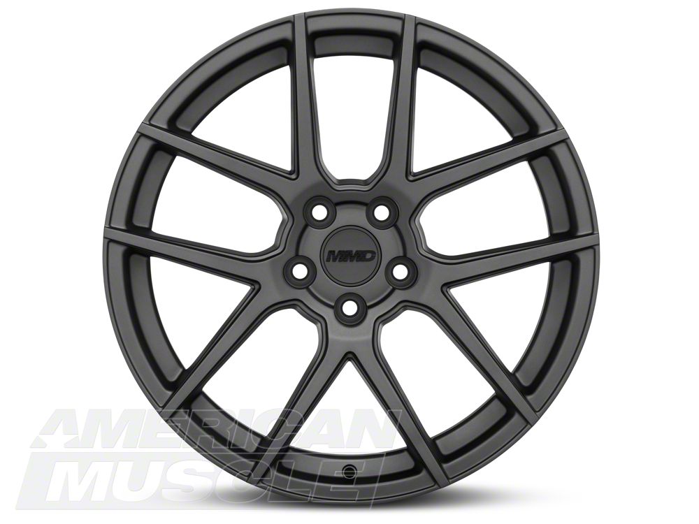 MONI୨୧ MMD Zeven Charcoal Wheel; 19x8.5 (10-14 Mustang) | MMD