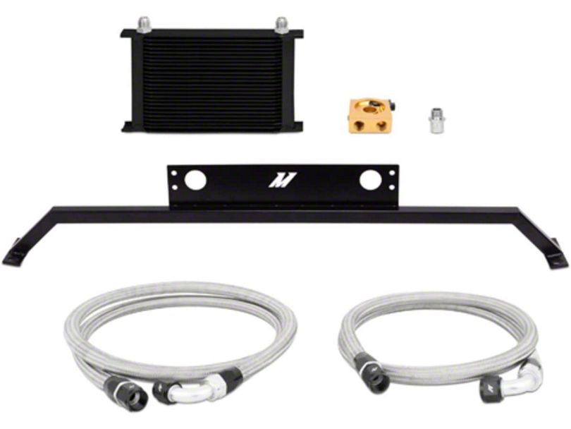 Coyote + 5.0 push rod oil cooler kits.