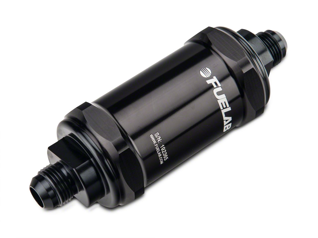 Mustang In-Line Fuel Filter - 10 micron paper / 10AN ... 10 micron inline fuel filter 