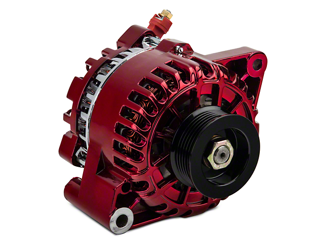 PA Performance Alternator; 130 Amp; Red (01-04 V6)