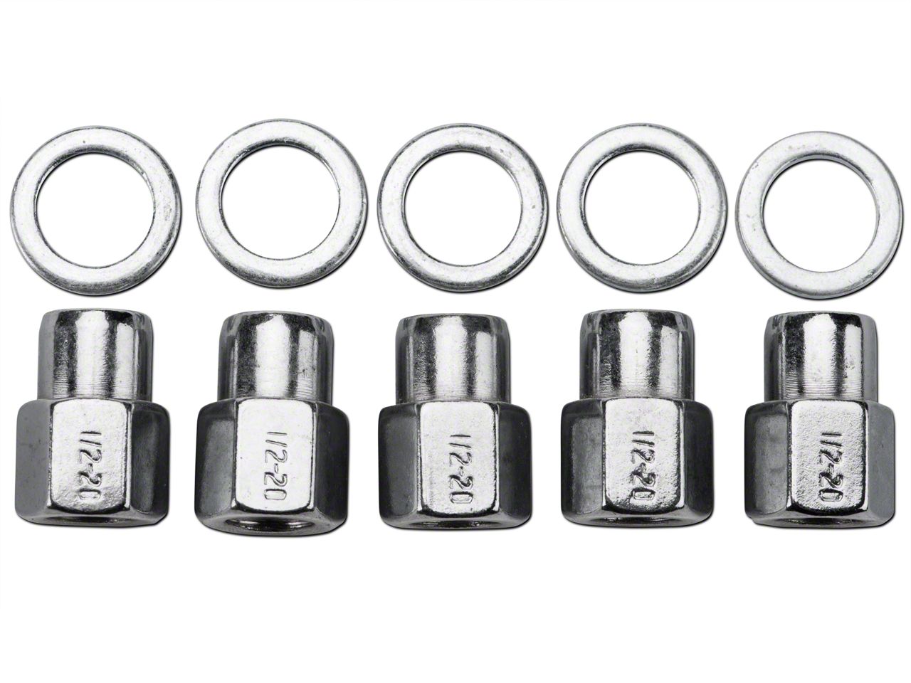 Weld Racing Mustang Race Open Lug Nut Kit 5 Lugs 6011456 (9414) Free Shipping