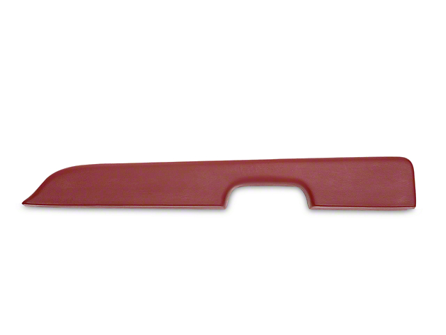 OPR Door Armrest Pad for Right Power Window; Red (87-93 Mustang)