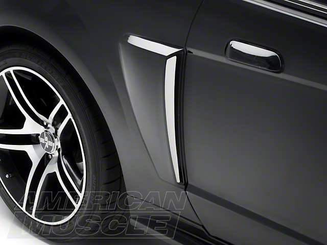 Modern Billet Stainless Steel Side Scoop Insert Set (01-04 Mustang GT)