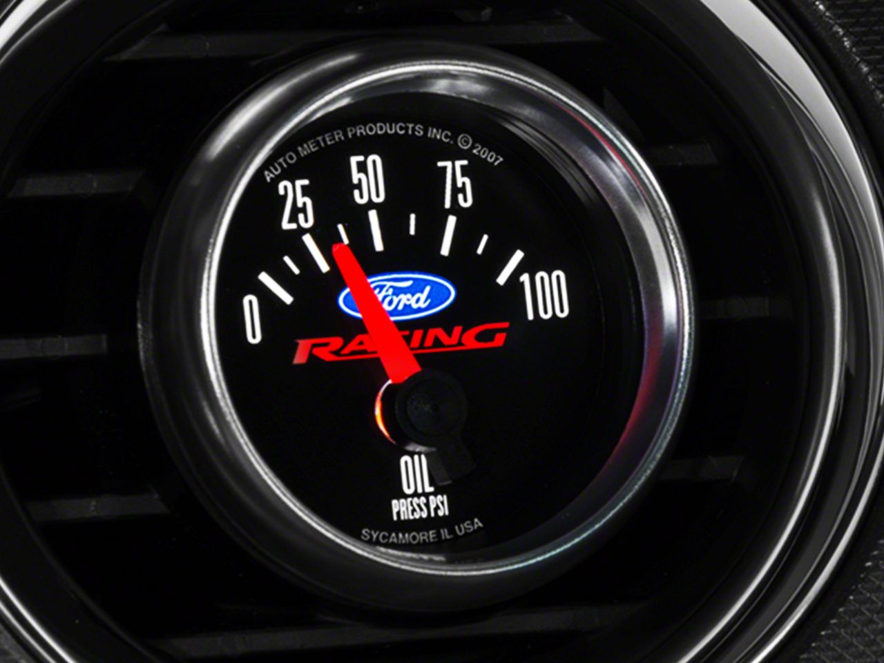 Auto Meter 880076 Ford Racing Series Electric Oil Pressure Gauge 