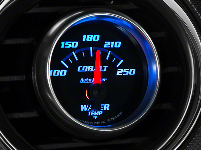 Auto Meter Cobalt Water Temp Gauge; Electrical (Universal; Some Adaptation May Be Required)