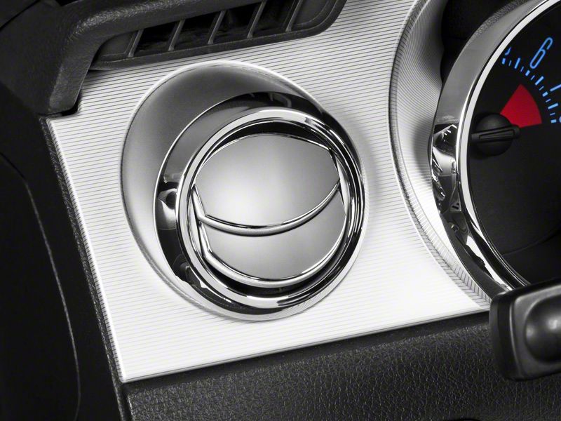 Modern Billet Mustang Chrome Air Vent Louver Covers 15525 (0509 All
