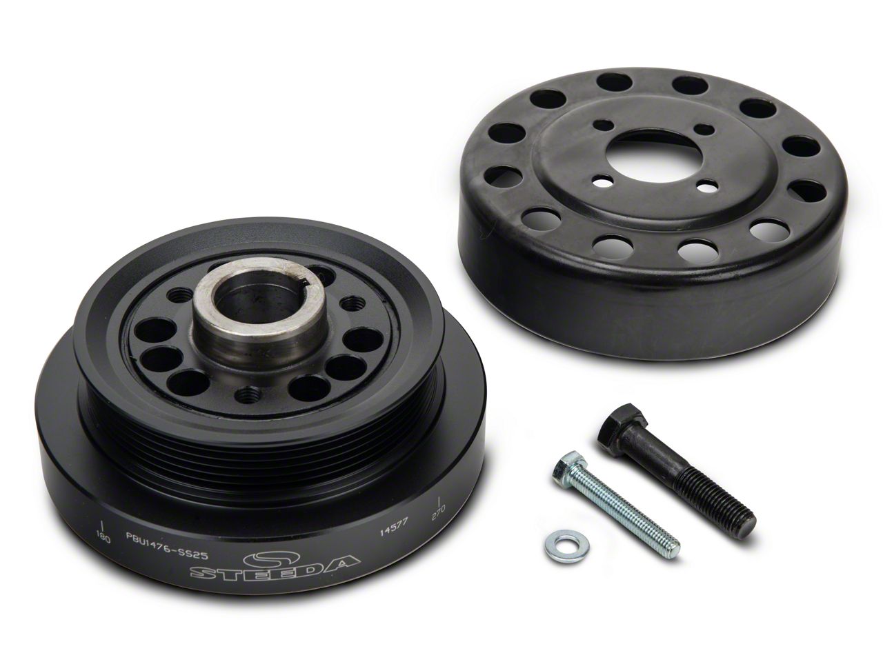 Steeda Mustang Underdrive Pulleys 7010005A (0510 GT) Free Shipping
