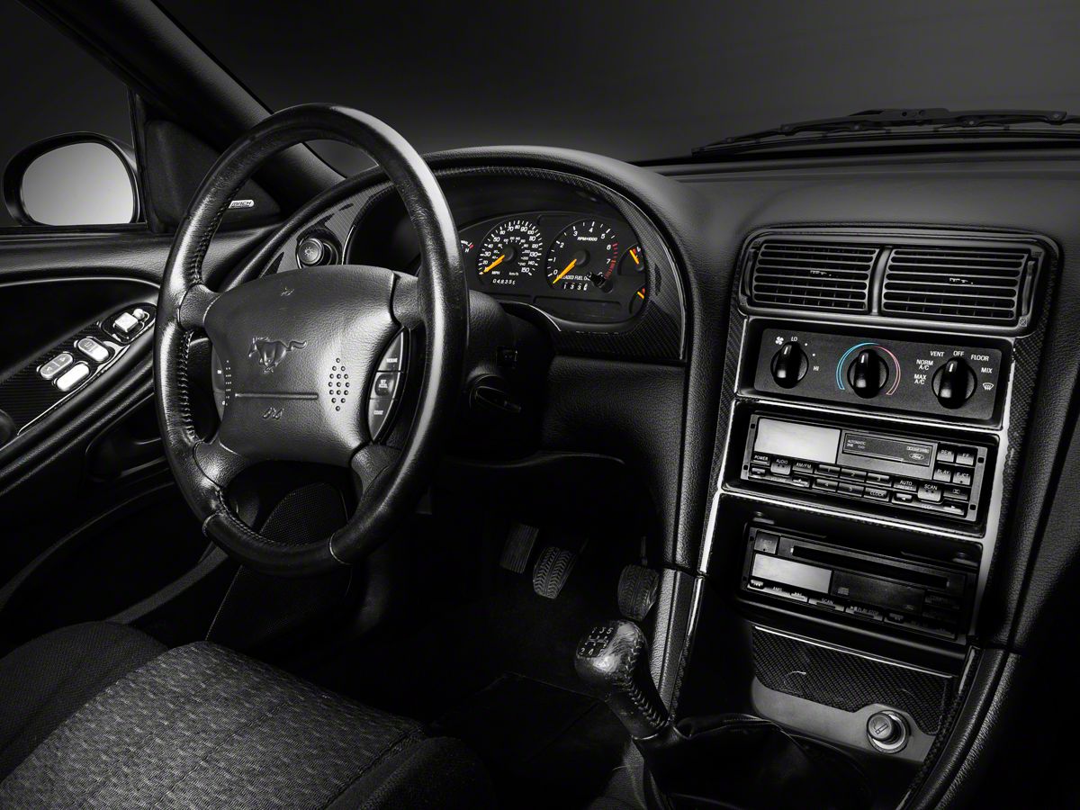 Speedform Mustang Carbon Fiber Dash Overlay Kit 16405 94 00