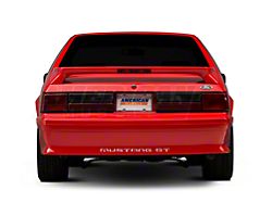 OPR Rear Bumper Cover with Mustang Lettering; Unpainted (87-93 GT)