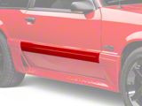 OPR Door Molding; Right Side (87-93 Mustang GT)