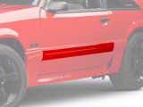 OPR Door Molding; Left Side (87-93 Mustang GT)