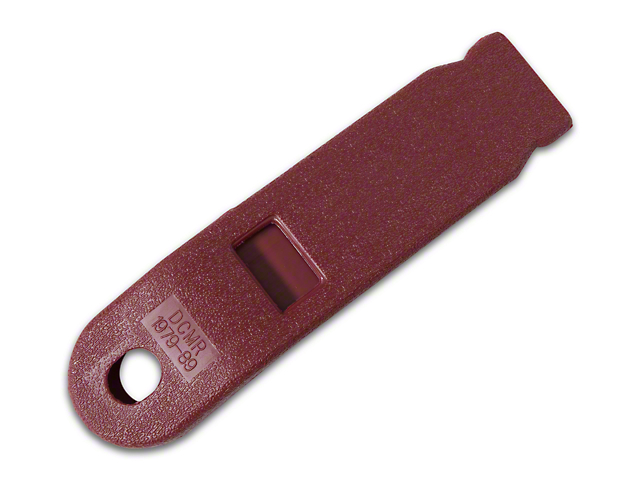 OPR Inner Seat Belt Sleeve; Red (79-89 Mustang)