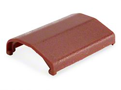 OPR Seat Belt Buckle Cover; Red (83-89 Mustang)
