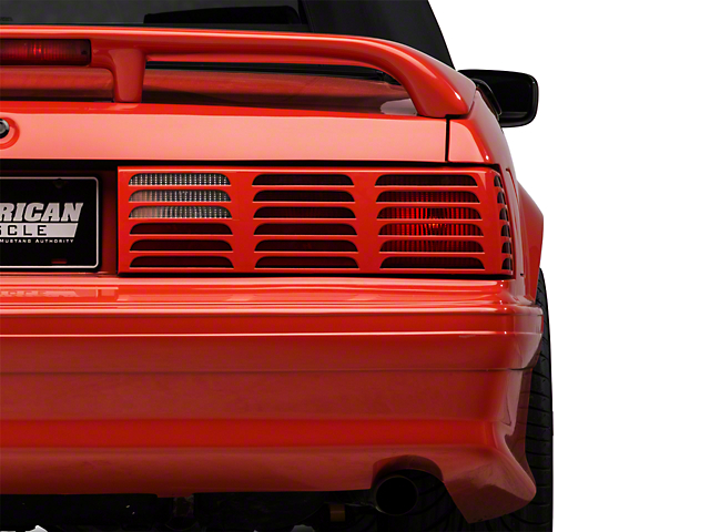 Axial Replacement GT Style Tail Light Lens; Passenger (87-93 Mustang)