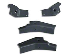 T-Top Striker Plates; Set of Four (81-88 Mustang)