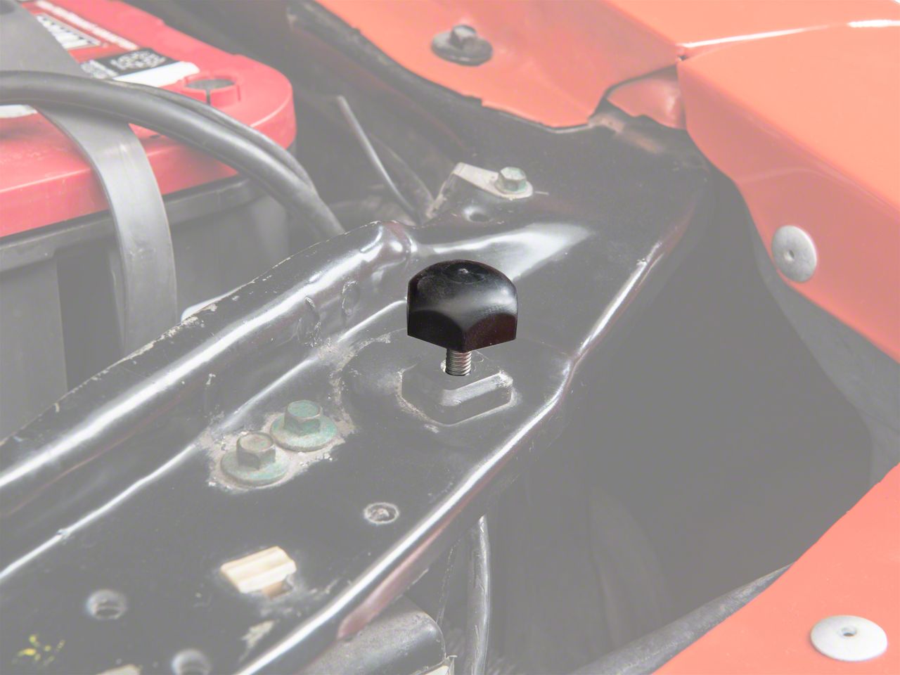 OPR Mustang Adjustable Rubber Hood Bumper 17242 (8904 All) Free Shipping