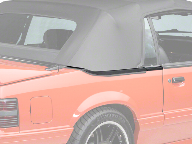 OPR Convertible Top Boot Well Molding; Right Side (87-93 Mustang Convertible)