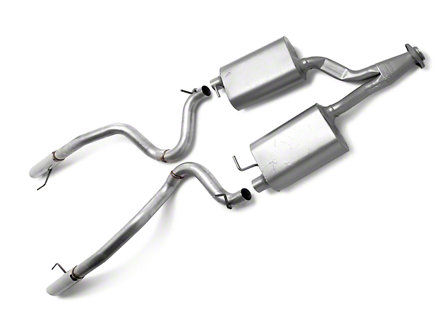 Flowmaster Force II Dual Cat-Back Exhaust (99-04 Mustang V6)