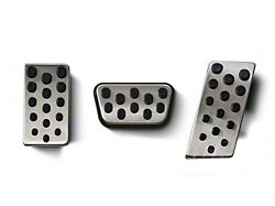Modern Billet Bullitt Style Pedal Covers (94-04 Mustang w/ Automatic Transmission)