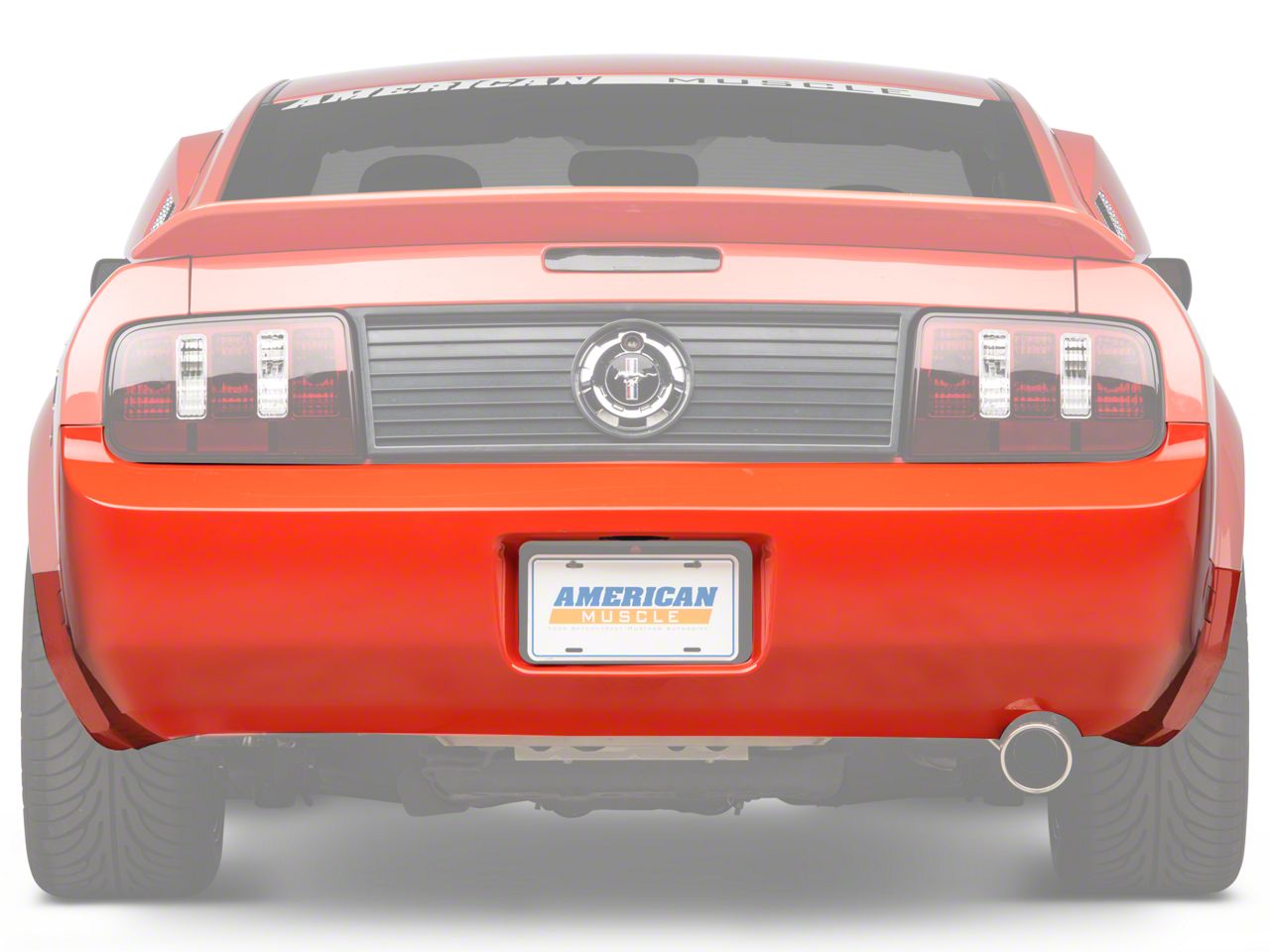 OPR Mustang Rear Bumper Cover - Unpainted 24414 (05-09 V6)