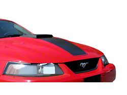SEC10 Mach 1 Hood Decal; Gloss Black (03-04 Mustang Mach 1; 99-04 Mustang w/ CDC Shaker Systems)