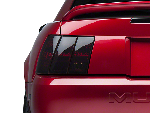 SEC10 Tail Light and Third Brake Light Tint; Smoked (99-04 Mustang, Excluding 03-04 Cobra)