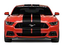 SEC10 GT500 Style Stripes; Black; 10-Inch (15-21 All)
