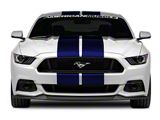 SEC10 GT500 Style Stripes; Blue; 10-Inch (15-23 Mustang)