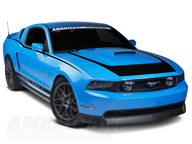 American Muscle Graphics Black RTR Style Graphics Package (10-12 All)