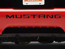 Bumper Insert Letters; Matte Black (99-04 Mustang GT, V6, Mach 1; 1999 Mustang Cobra)
