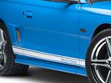 Rocker Stripes with Mustang Lettering; White (94-04 Mustang)