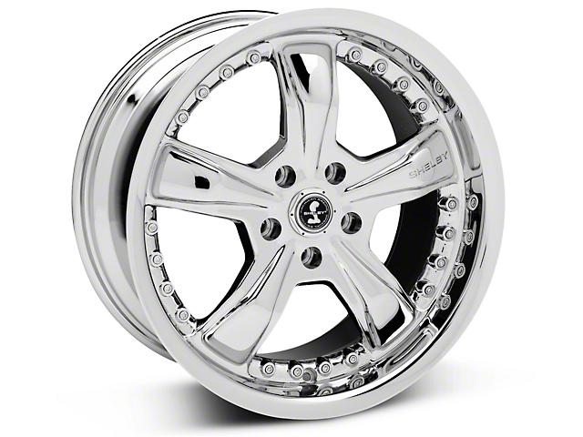 Shelby Razor Chrome Wheel; 18x9 (05-14 GT, V6)
